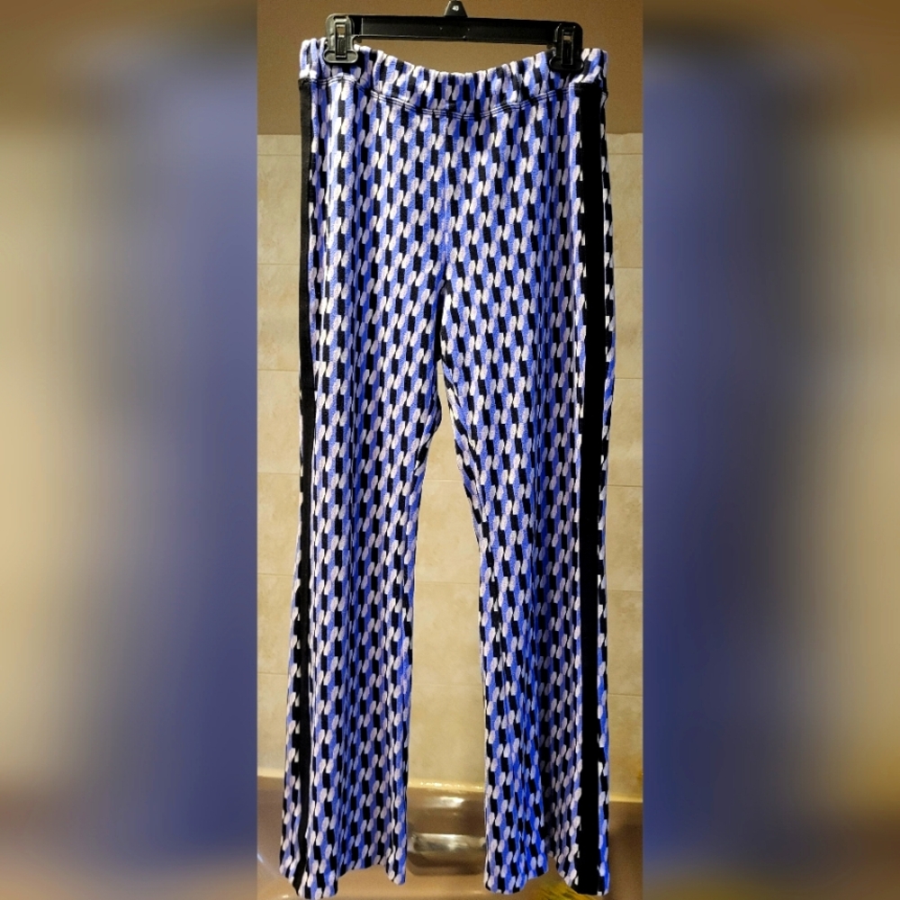 Geometric Patterned Pants - image 1